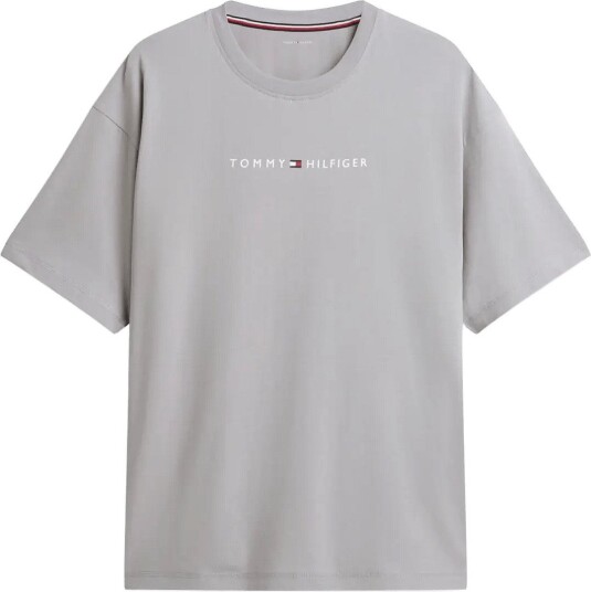 Tommy Hilfiger Ss Tee Cont. Logo ANTIQUE SILVER M