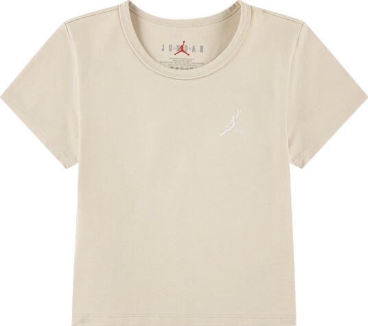 Jordan T skjorte   Forklaring LT Brown m. Logo   Jordan   10 12 år 140 152   T skjorte   Beige