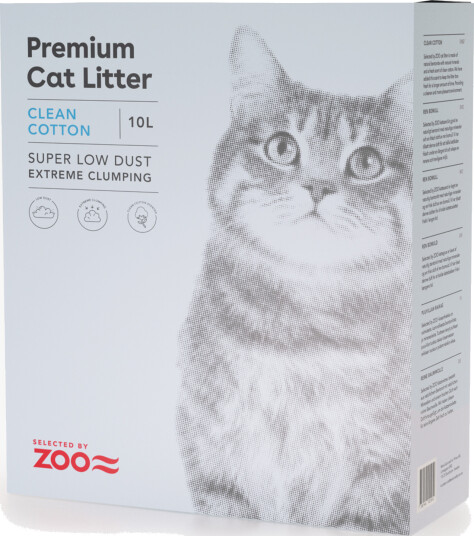 Kattesand Clean Cotton 10L Katt Toalett Og Kattesand Kattesand Selected By Zoo