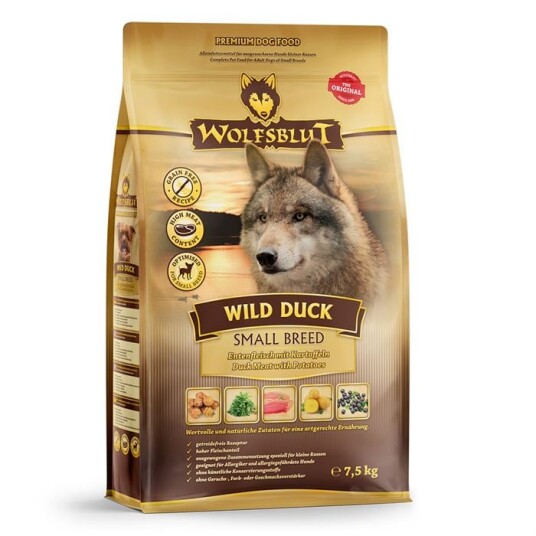 Wolfsblut Wild Duck Small Breed Adult 7.5Kg Wb047 