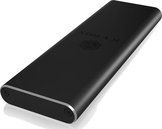 ICY BOX IB-183M2 Eksternt M.2 SATA SSD Kabinett USB 3.0 Aluminium Svart ICY BOX IB-183M2 Eksternt M.2 SATA SSD Kabinett USB 3.0 Aluminium Svart