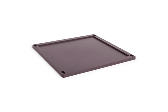 Hay Colour Crate Plastic Large Square Lokk Bordeaux Hay Colour Crate Plastic Large Square Lokk Bordeaux