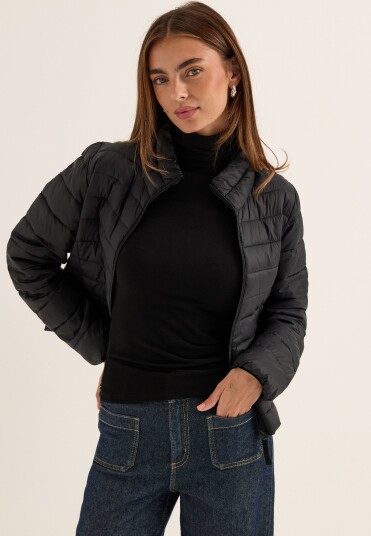 ONLY Onltahia Lw Quilted Jacket Otw Noos   Black   S