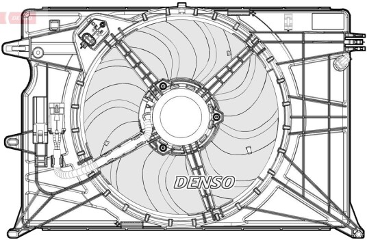 DENSO DER09074 Kjølevifte