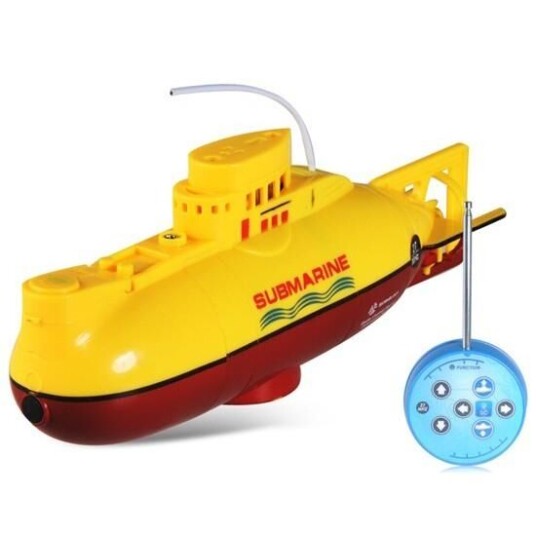 RC Mini Submarine Undervannsdrone Gul RC Mini Submarine Undervannsdrone Gul