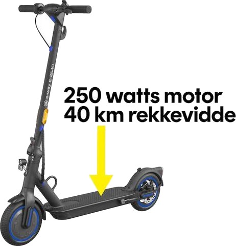 E-way elektrisk sparkesykkel E2540