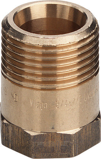 1,1/4" x 1" gjengede koblinger i pistolmetall silikonbronse overgangsnippel