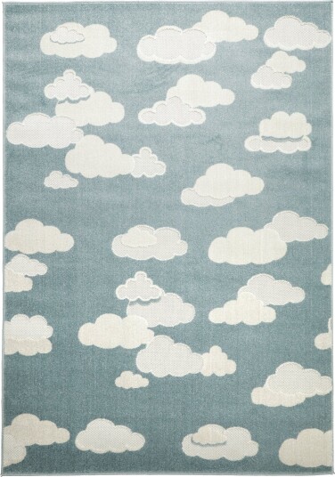 Barneteppe Cloudy Sky blå Størrelse: 100 x 160 cm Barneteppe Cloudy Sky blå Størrelse: 100 x 160 cm