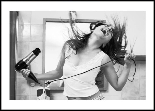 Cheerfully Bathroom Times Plakat Plakat / 100x150cm