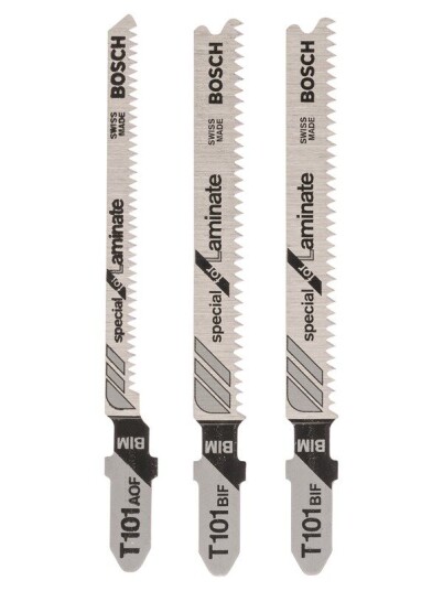 Bosch 3-delers stikksagblad-sett T-tange T 101 BIF 2x; T 101 AOF