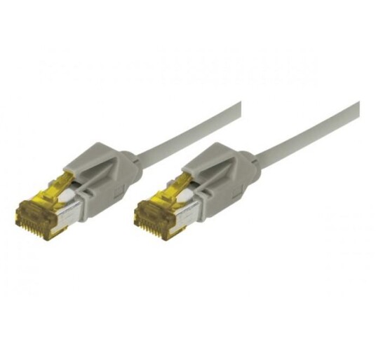 EXC Patch Cord RJ45 CAT.7 S/FTP Copper LSZH (Halogenfri) Snagless Grey 10m
