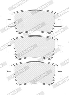 Bremseklosser FERODO FDB5509 Bremseklosser FERODO FDB5509