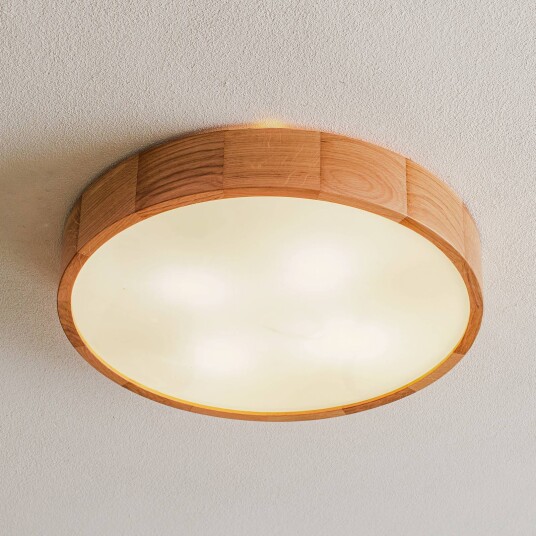 TEMAR LIGHTING Cleo DR475 taklampe IP54 Ø 47,5 cm eiketre E27 TEMAR LIGHTING Cleo DR475 taklampe IP54 Ø 47,5 cm eiketre E27