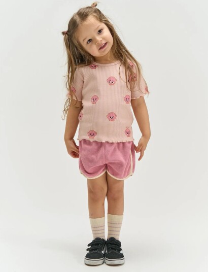 The New Tnsttinker S_S Rib Tee   Pink   80