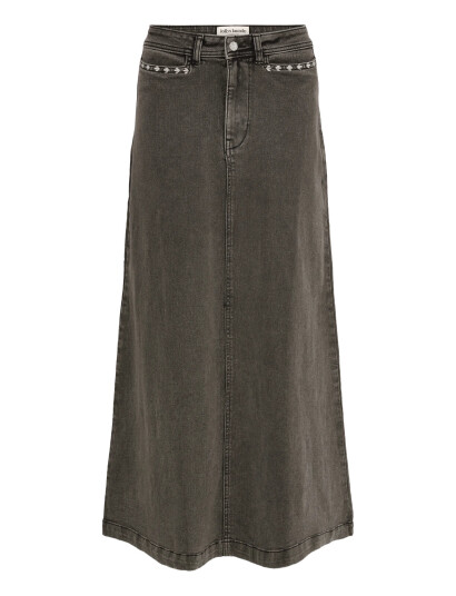 Lollys Laundry Lunall Maxi Skirt - Grey - M Lollys Laundry Lunall Maxi Skirt - Grey - M