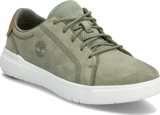 Timberland Seneca Bay Low Lace Up Sneaker Deep Lichen Green White 36