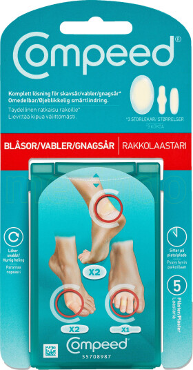 Compeed Mix Gnagsårplaster 5 Plaster Compeed Mix Gnagsårplaster 5 Plaster