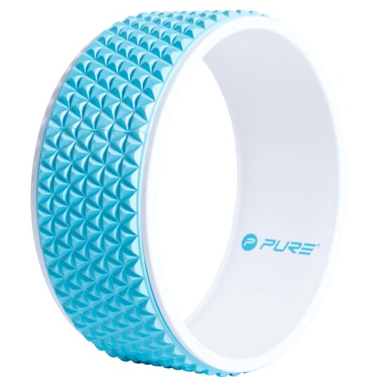 Pure2Improve Yogahjul 34 cm blå og hvit Pure2Improve Yogahjul 34 cm blå og hvit