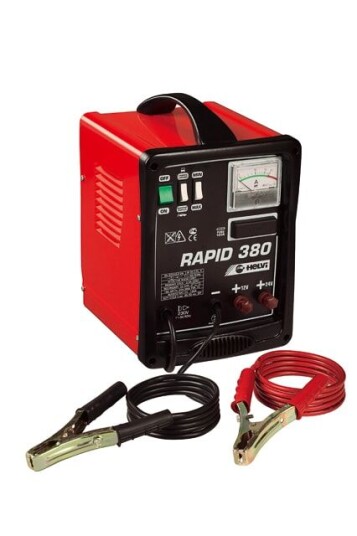 Helvi Batterilader Med Starthjelp Rapid 380, 12/24 V, 38a Helvi Batterilader Med Starthjelp Rapid 380, 12/24 V, 38a