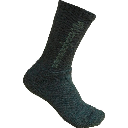 Woolpower Kids' Socks Logo 400 25-27, Forest Green Woolpower Kids' Socks Logo 400 25-27, Forest Green