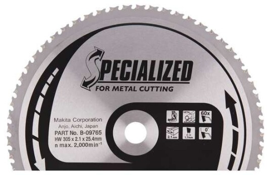 Makita Sagblad Hm 305x25,4mm 2,1mm 60t Lc1230