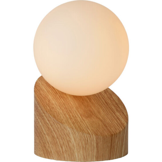 Lucide Len Bordlampe G9 26cm Lyst Treverk - 91969