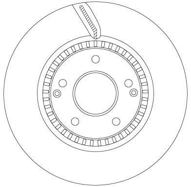 Bremseskive TRW DF6884S