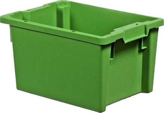 Schoeller Allibert ARCA TELLUS 7924 Transportkasse 400x300x220 mm, grønn, Garasjeinnredning & oppbevaring