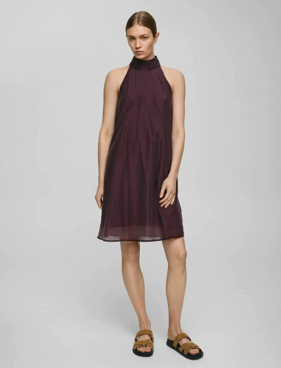 MSCH Copenhagen Mschalithea Faustina Sl Dress - Brown - XL MSCH Copenhagen Mschalithea Faustina Sl Dress - Brown - XL