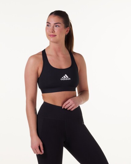 Adidas Powerreact Training Medium Support Bra Black L