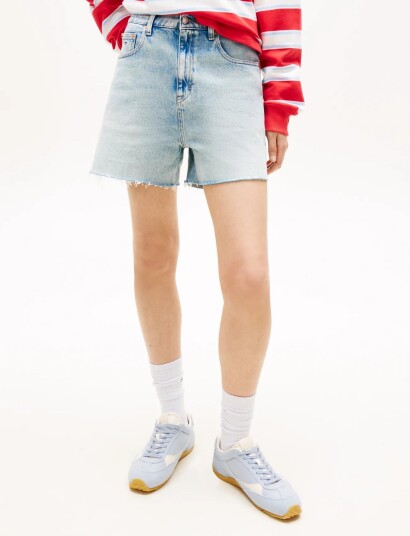 Tommy Jeans Mom Short Bj8115 Blue 30