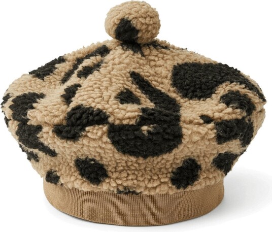 Liewood Poplar Pile Beret Hat Beige 9/10Y