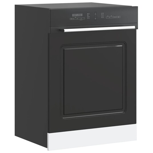  Oppvaskmaskin panel Kalmar svart 60x1,5x67 cm konstruert tre 8721158420046