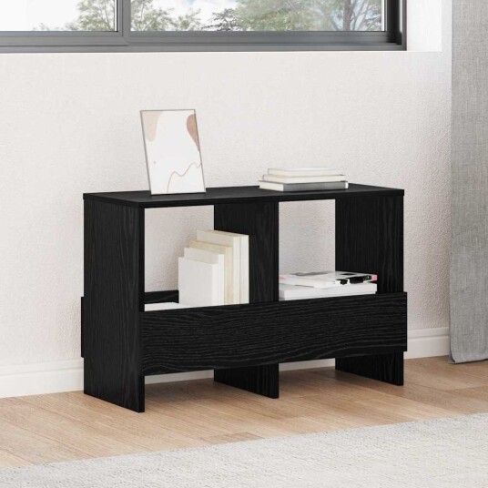 vidaXL Magasinreol Svart Eik 68,5 x 30 x 45 cm vidaXL Magasinreol Svart Eik 68,5 x 30 x 45 cm