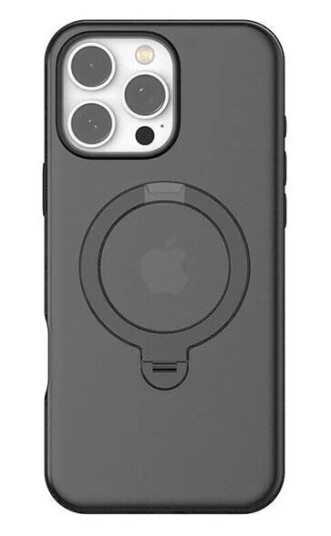 Torras Ostand Spin Case for iPhone 16 ProMax Black