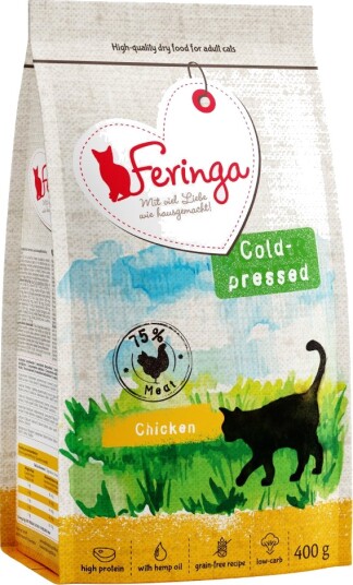 Feringa Tørrfôr Adult Kaldpresset Kylling 1.2 kg 3 X 400 G