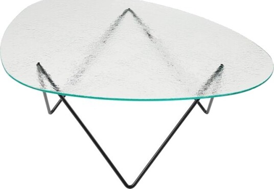 Gubi Pedrera Salongbord Svart Halvmatt/ Transparent/glass