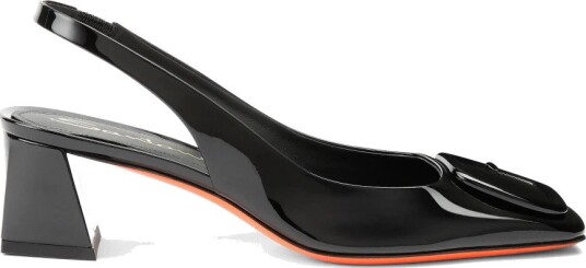 Santoni, Dame, Sko, Svart, 40 1/2 EU,