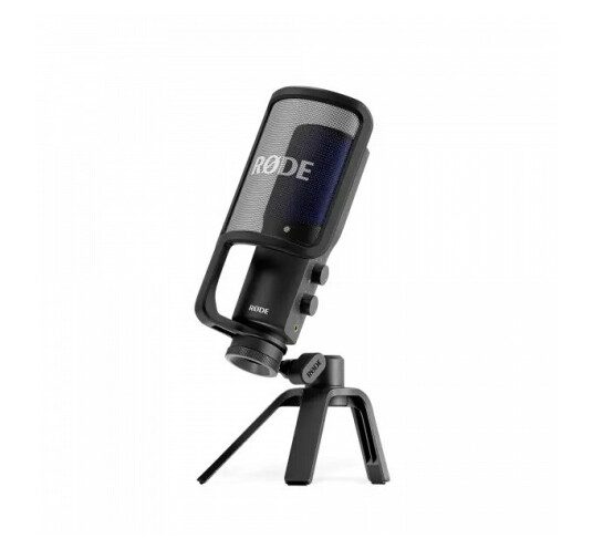 Røde NT-USB+ Profesjonell USB-kondensatormikrofon til Studio og Gaming - Svart
