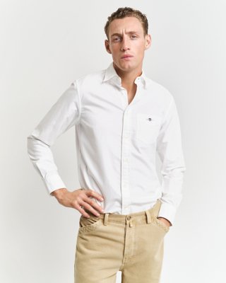 Gant Reg Classic Oxford Shirt - White - S