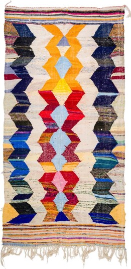 Marokkansk Boucherouite teppe 155 x 325 cm Størrelse: 155 x 325 cm