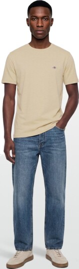 Gant Shield T Shirt Beige XL