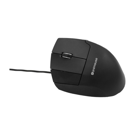 Contour Unimouse Venstrehendt Ergonomisk Mus med USB-C og 7 Knapper - Svart Contour Unimouse Venstrehendt Ergonomisk Mus med USB-C og 7 Knapper - Svart