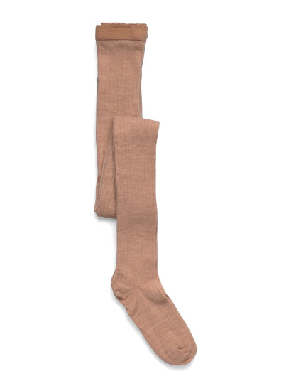 mp Denmark Wool Rib Tights Brown 80