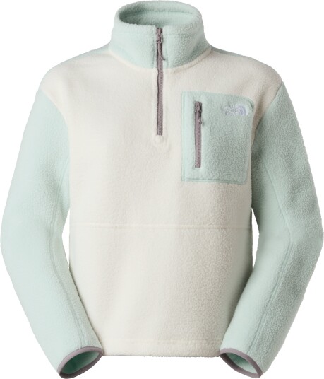 The North Face Women"s Yumiori 1/4 Zip White Dune/Opal Frost/Transcendent Grey XL The North Face Women"s Yumiori 1/4 Zip White Dune/Opal Frost/Transcendent Grey XL