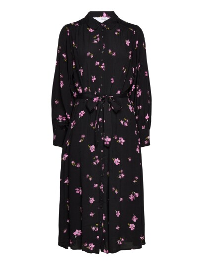 Selected | Slfwalda Ls Aop Midi Dress Noos | 34