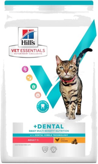 Hill's tørrfôr Ve F Multibenefit + Dental 1.5 kg