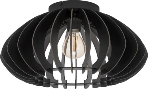 Eglo Cossano 3 Taklampe E27 Ø450 Sort/Tre Eglo Cossano 3 Taklampe E27 Ø450 Sort/Tre