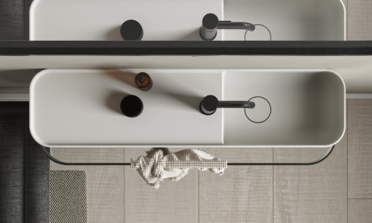 Copenhagen Bath Yuno Rail 80 servant 800x200 mm, Hvit Matt Copenhagen Bath Yuno Rail 80 servant 800x200 mm, Hvit Matt