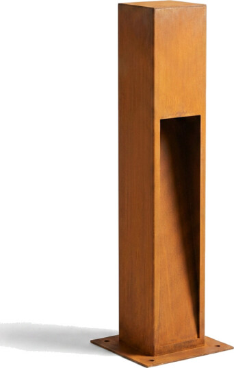 Corten hagelampe   70 cm 12W IP65 utendørs inkl. lyskilde   Kulør : Varm